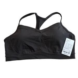 Athleta Vital Sports Bra D-DD Cup truffle brown L 769482